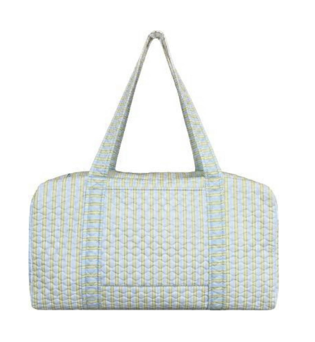 Hill House Home quilted duffle bag for sleepovers, weekend trips, and travel.