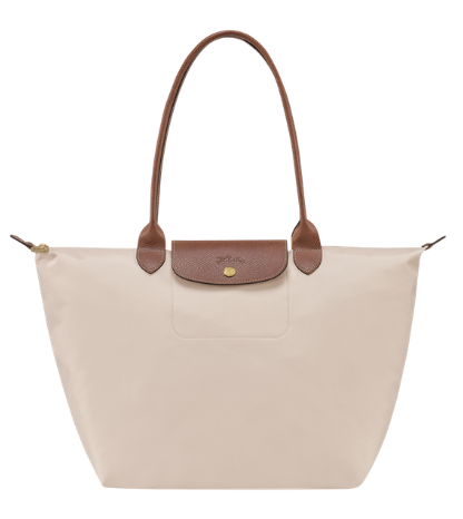 Longchamp Le Pliage Original tote bag, a classic lightweight and wipeable everyday bag.