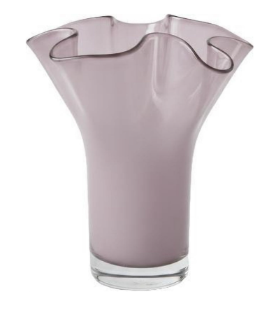 Half past seven Home lettuce leaf vase in lavender. gifts for women. 