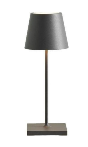 Cordless portable lamp for a college dorm room or apartment, a practical gift for college guys.