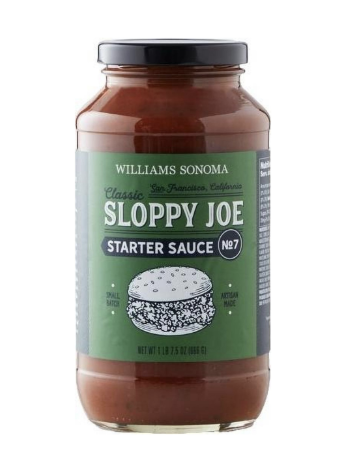 Williams Sonoma Classic Sloppy Joe Starter, an easy meal idea and practical holiday gift for college guys living in apartments.