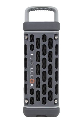 Turtlebox portable Bluetooth speaker for outdoor gatherings and tailgates, a fun holiday gift for college students.