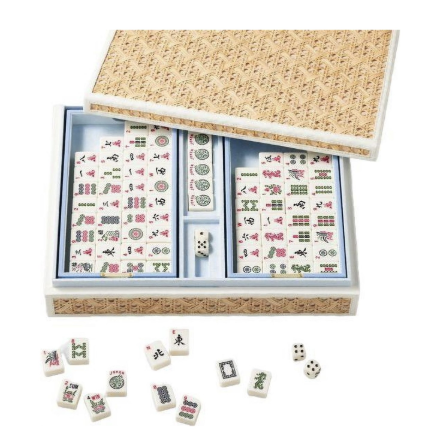 Hill House x Williams Sonoma Home mahjong set, a stylish gift for young adult women who love mahjong.