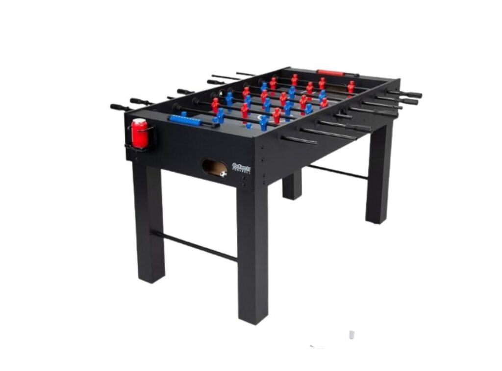 Classic foosball table for game rooms and friendly competition, a fun gift for teenage boys.